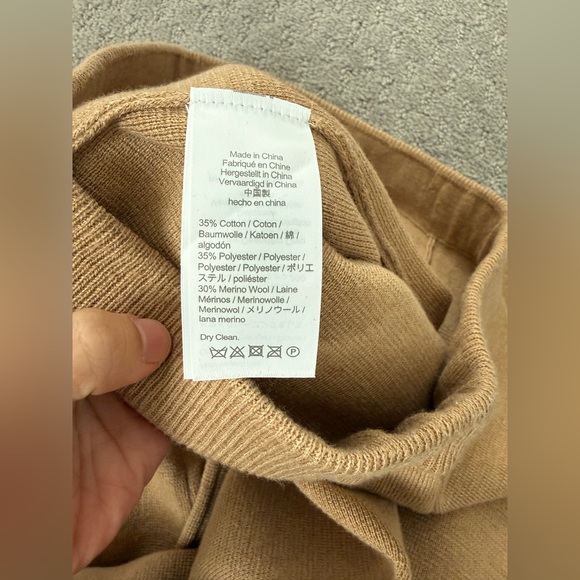 JCrew Wide-leg Sweater-pant in Heather Khaki - Picture 8 of 12